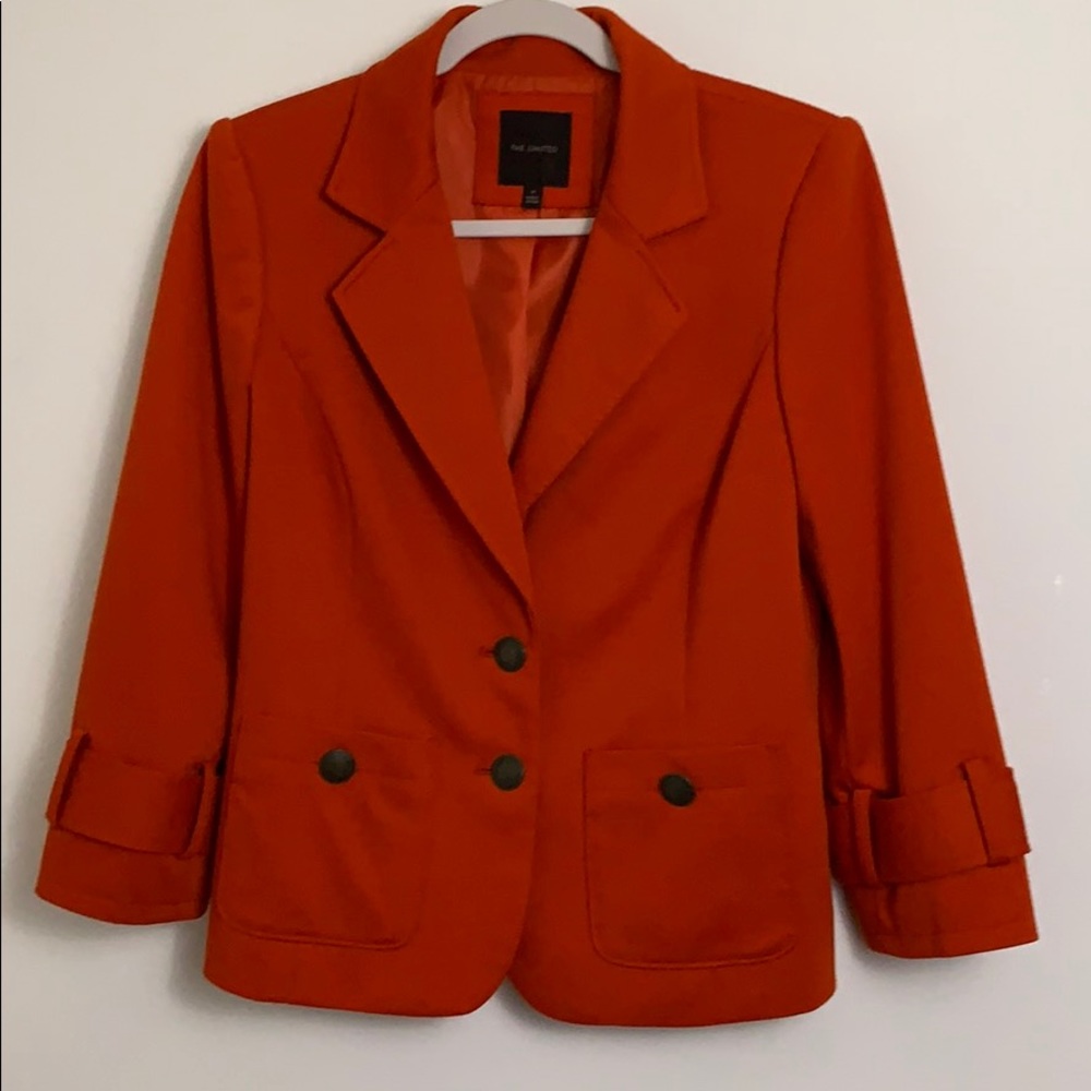 The Limited Poppy Red Blazer